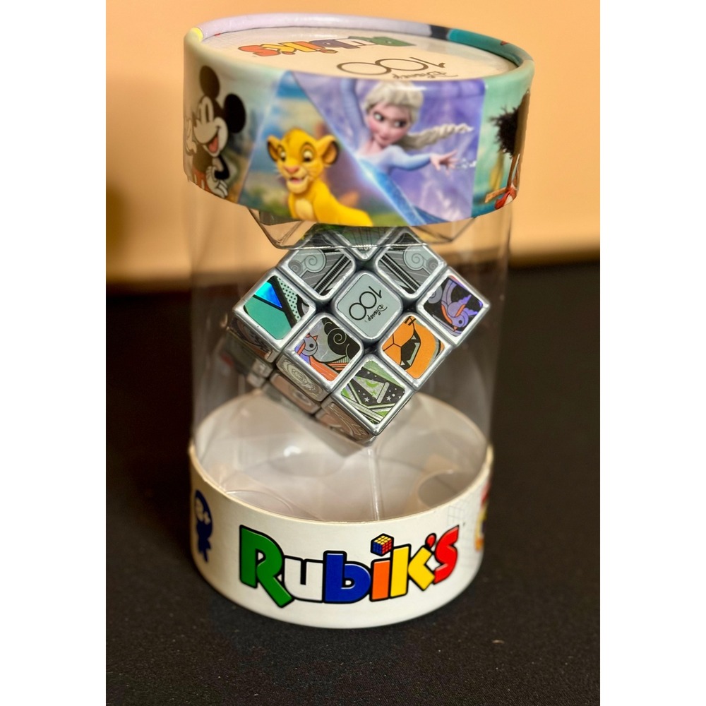 New Sealed Disney 100th Anniversary Rubiks Cube Platinum Edition Puzzle 6068390